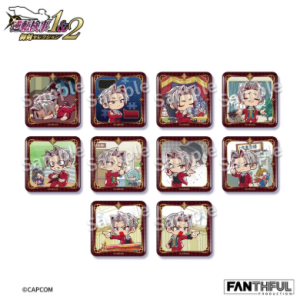 Ace Attorney Investigations Tin Badge（blind box/10pcs）
