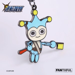 Ace Attorney Series Alloy Keychain-Blue Badger（Resale）