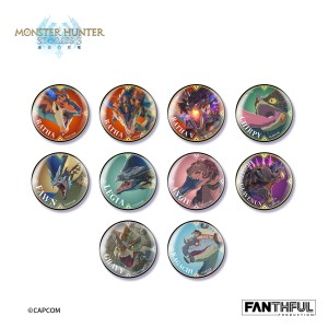 Monster Hunter Stories 3 Monsties Tin Badge（blind box/10pcs）