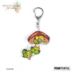Monster Hunter Wilds Acrylic Keychain (Palico)